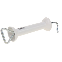 Gate handle, white, tape clamp
