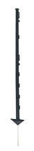 Paal, kunststof, zwart, 105 cm 10 st