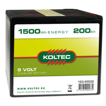 Batterie 9 Volt-1500 Wh 200 Ah