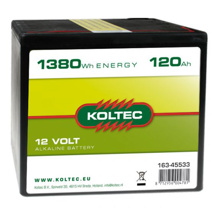 Batterij 12Volt-1380Wh 120Ah Alk,
