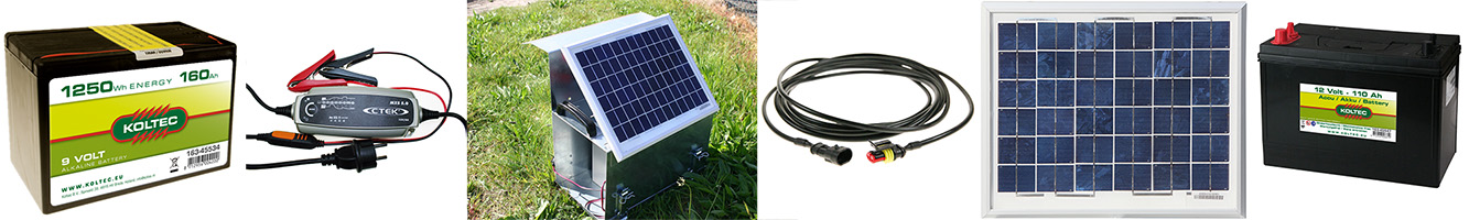 Product category - Batteries & solar panels
