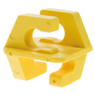 Click insulators, yellow, for ø 10 mm