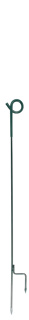 Pigtail post,green 105cm ø 8mm