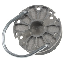 Rotor strainer for wire/rope