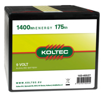 Alk.batterie 9 Volt - 1350 Wh / 175 Ah